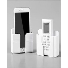 Kazan Hobi Duvara Monte Edilen Telefon ve Kumanda Standı Plastik Organizer