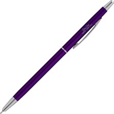 Kazan Hobi Ohto Slim Line Serisi Nbp-5b3 Metalik Mor Tükenmez Kalem 0.3