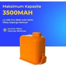 Ümit Maker Lg A9K Pro 3500 Mah 25.9V Dikey Süpürge Batarya