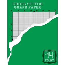 Kazan Hobi Cross Stitching Chart & Pattern Sketchbook: 14X14 Squares Per Inch Grid Graph Paper For Cross Stitch, Embroidery Designs, Patterns, And Needlework / ... ( 120 Page Large Print 8.5”X11” / Din A4 )