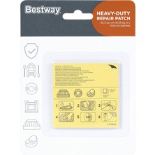 Kazan Hobi Bestway Kendinden Yapışkanlı Onarım Yaması, 6,5 x 6,5 Cm, 10 Adet