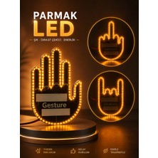 Artepieza Parmak LED Amber Renkli Işık - Lisinya