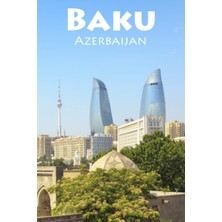 Kazan Hobi The World Is Too Big To Stay In One Place, Baku Is Calling And I Must Go: A Blank Sketchbook For Artists, Drawing, Doodling, Writing, And Recording ... And Travel Lovers.: 100 Pages, 6x9 Matte Fin