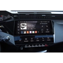 Kazan Hobi Peugeot 408 Gt ile Uyumlu Multimedya ve Klima Paneli Ekran Koruyucu Kırılmaz Şeffaf 9h Nano Cam
