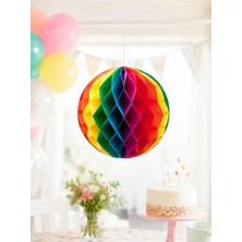 Parti Süsleri Dekoratif Petek Süs 30  cm  Renkli