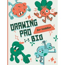 Kazan Hobi Giant Drawing Pad For Toddlers: Hours Of Fun At A Very Affordable Price, Remember Your Children's Drawings! Large Blank Coloring Book 180 Pages