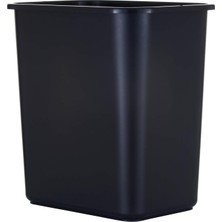 Kazan Hobi United Solutions 3,25 Litre Yer Verimli Çöp Sepeti, Masa Altına ve Ticari Ofis, Mutfak, Ev Ofisi ve Yurtlarda Dar Alanlara Uyar, Temizlemesi Kolay, Siyah