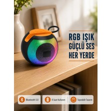 Tekn Rgb Işıklı Bluetooth Hoparlör – 360° Stereo Ses ve 8 Saat Çalma Süresi Tekn Najmaddin