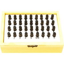 Kazan Hobi Rolson 26127 36 Pc Letter And Number Punch Set
