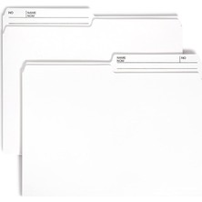 Kazan Hobi Smead Dosya Klasör, Letter, 1/2-Cut, 2 Wendbare Tab, Gri, Kutu Başına 100 (10363)