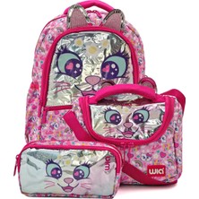 Kazan Hobi Wia Sweet Cat Kız Çocuk Okul Seti Pembe