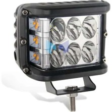 Kazan Hobi Eparts Iş Makineleri, Kare Led, Çakar 27W, 9 LED