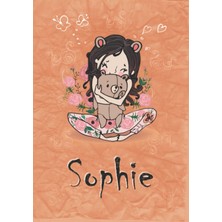 Kazan Hobi Sophie: Taccuino A5 | Nome Personalizzato Sophie | Regalo Di Compleanno Per Moglie Mamma Sorella Figlia | Ragazza Carina Con Orsacchiotto | 120 Pagine ... Formato A5 (14.8 x 21 Cm) (Italian Edition)