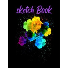 Kazan Hobi Sketch Book: Sketch Book For Drawing, Sketchpad Notebook For Writing, Painting, Sketching, Doodling, Blank Paper 110 Pages, 8.5X11 Inches Notebook For School, Artist, Art Class, Home Or Office.