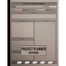 Kazan Hobi Independently Published Project Planner Notebook: Simple Project And Task Management Workbook With Checklist For Small BUSINESSES(105 Pages, A4).