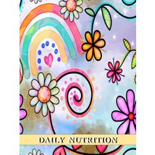 Kazan Hobi Daily Nutrition: : Food Journal, Self-Care, Nutrition And More, Gnomes | Simple Design For Productivity – 8.5 x 11
