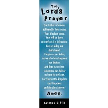 Kazan Hobi Christian Art Gifts The Lord's Prayer Heavy Paper Bookmarks - Pkg. Of 10 (BMP042)