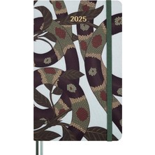 Kazan Hobi Moleskine Sınırlı Üretim Yılan Yılı 12 Ay 2025 Haftalık Planlayıcı, Sert Kapak, Büyük (5" x 8.3"), Yapraklar, 144 Sayfa