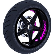 Kazan Hobi Gp Racing Gül Pembesi Iç Jant Şeridi Sticker