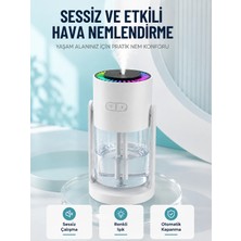Karg Najmaddin Hava Nemlendirici LED Işıklı Sessiz Çalışan Otomatik Kapanmalı Masaüstü Neml