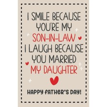 Kazan Hobi Independently Published Father's Day Gifts For Son In Law: Funny Personalized Fathers Day From Mother In Law Father In Law Father S Day Card Alternative Unique Present Ideas