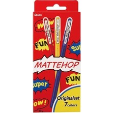 Kazan Hobi Pentel 1.0 mm Parlak Jel Roller Kalem - 7 Adet Blisterli - Mattehop