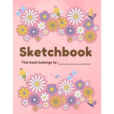 Kazan Hobi Sketchbook & Notebook : Large Blank Paper For Drawing, Writing, Painting, 8.5"*11": Perfect For Kids, Students, School, Special Gift Or More