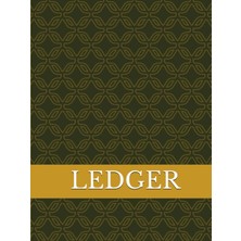 Kazan Hobi Ledger Small Size - Copy Size - 11 x 8.5 Inch - A4 Style - 70 Gsm Ledger Paper - 100 Pages
