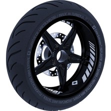 Kazan Hobi Gp Racing Yaldızlı Gümüş Iç Jant Şeridi Sticker