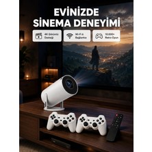 Tekn Bluetooth 5.0 ve Wi-Fi 6 Akıllı 4K Projeksiyon Yeni Nesil Tekn Najmaddin