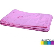 ŞEYLİŞEYLER Şeylişeyler - Blok Poşet 26X33 cm No:2 Askılı Renkli Hışır Poşet 5 Paket 2500 Adet