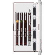 Kazan Hobi Rotring Isograph Junior Set (0.2-0.3-0.5 Mm) + Tikky Mekanik Kurşun Kalem 0.5 mm - S0699320