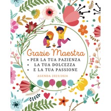 Kazan Hobi Grazie Maestra - Agenda 2023 2024 Regalo: Idee Regalo Originali Per Maestra, Pianificatore Regalo Maestra Fine Anno, Diario Scolastico (Italian Edition)