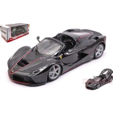 Kazan Hobi Burago BU26022BK Ferrari La Ferrari Aperta Black 1: 24 Modellino Döküm Model