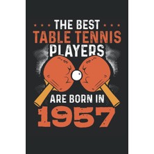 Kazan Hobi The Best Table Tennis Players 1957: Dot Grid Jounal Todo Exercise Book Or Diary 6" x 9" (15.24 x 22.86 Cm) 120 Pages