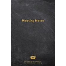 Kazan Hobi Meeting Planner: Perfect For Notes In All Meetings