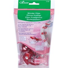 Kazan Hobi Clover Mid (H17,4,10) Stoffklammern Içerik Wonder Klips, 100 Adet
