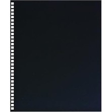 Kazan Hobi Gbc Proclick Sunum Arka Kapak, Ön Delikli, Siyah, 8,5 x 11 Inç, Paket Başına 25 Adet (2514478)
