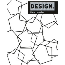 Kazan Hobi 8.5X11 Design | Sketch | Artist Sketchbook | Blank Pages | Black And White Geometric Design