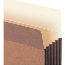 Kazan Hobi Smead Tuff® Dosya Cebi, Düz Kesim Tab, 5-1/4" Genişletme, Mektup Boyutu, Kırmızı Ip, Kutu Başına 10 (73390)