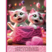 Kazan Hobi Sketchbook: Drawing Notebook With Cute Cats: (Size 8.5 x 11) Drawing Book (Sketchbook For Kids)