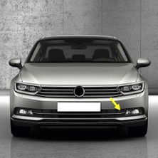 Kazan Hobi Ön Tampon Sol Sis Farı Kapağı Krom 3G0854661A Vw Passat B8 ile Uyumlu 2015-2019