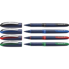 Kazan Hobi Schneider One Business Konik Uçlu Roller Kalem, 0,6 Mm, 4 Adet