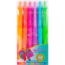 Kazan Hobi Serve Berry Jel Kalem 07MM Karma Blister 6li