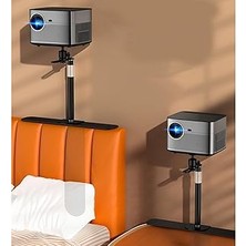 Kazan Hobi Coverzone Ayarlanabilir Projeksiyon Standı, 24 cm - 40 cm Yükseklik Uzatma, Çoğu Projektör, Telefon ve Kamera ile Uyumlu, Taşınabilir Tasarım, 360° Açı Ayarı, Yüksek Mukavemetli Alaşımlı Çelik | TY11