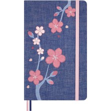 Kazan Hobi Moleskine Özel Seri Sakura Çizgili Defter L Boy