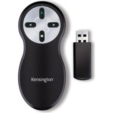 Kazan Hobi Kensington Lazersiz Kablosuz Sunucu, Pc ve Mac Için, Powerpoint ve Keynote Için Uzaktan Kumanda, Lazersiz, 20 M Menzil, Siyah, K33373EU