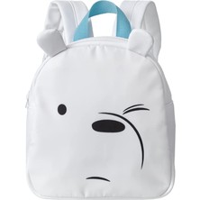 Kazan Hobi Mınıso We Bare Bears Sırt Çantası Günlük Hafif Sırt Çantası, Kız ve Erkek Çocuklar Için Sevimli Çanta Okul Seyahati Günlük Buz Ayısı