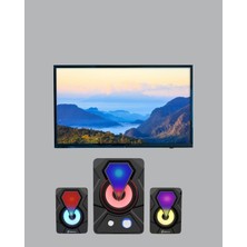 Karg Najmaddin Rgb Işıklı USB Hoparlör Seti 9W Çıkış Gücü Derin Bas Karg Najmaddin