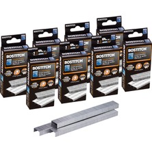 Kazan Hobi Bostitch Standart Zımba, 1/4" Uzunluk, Kutu Başına 5000, 8'li Paket